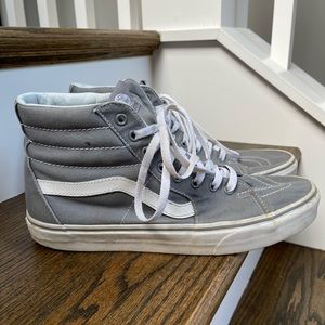High-top Grey Vans
